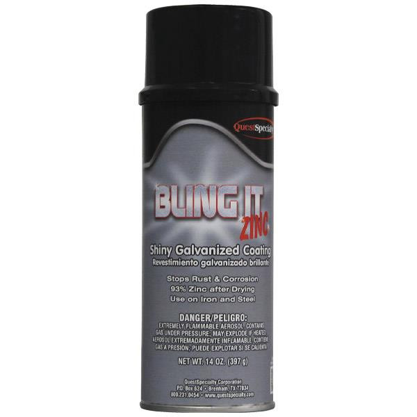 QuestSpecialty Bling It Zinc Shiny Galvanized Coating