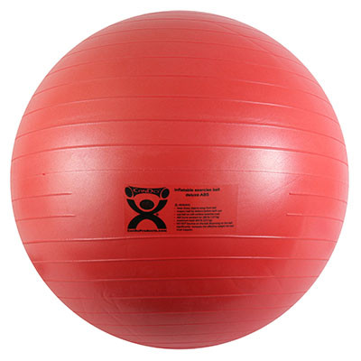 CanDo CanDo Inflatable Exercise Ball - ABS Extra Thick - Red - 42" (105 cm)