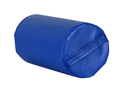 CanDo Roll (Foam with Vinyl Cover) 15"L x 8" diameter, Medium, Blue