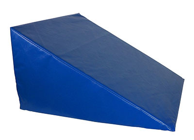 CanDo Wedge (30 x 30 x 16"), Foam with Vinyl Cover, Medium, Yellow