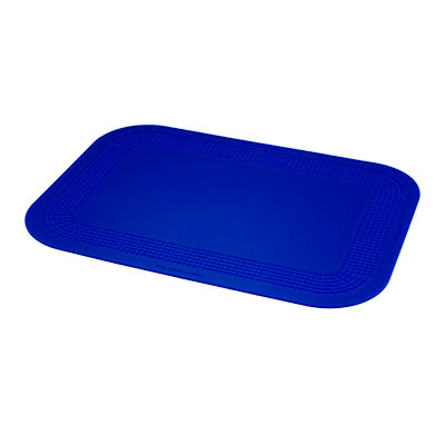 StayPut Stayput non-slip placemat, rectangular pad, 10'' x 14'', blue