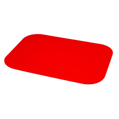 StayPut Stayput non-slip placemat, rectangular pad, 10'' x 14'', red