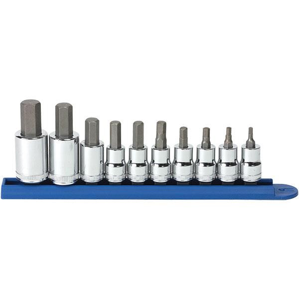 GearWrench 10-Piece Hex Bit Metric Socket Set