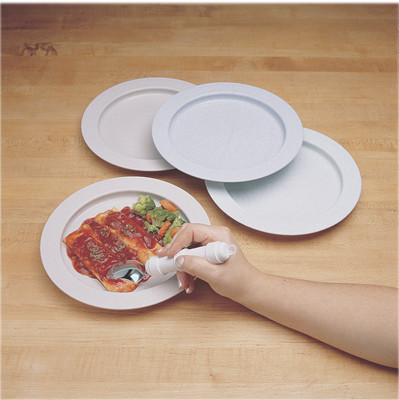 FabLife Inner lip plate, plastic, sandstone, 9"