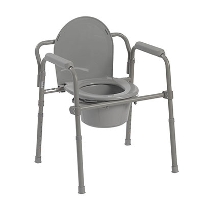 Drive Drive, Steel Folding Bedside Commode