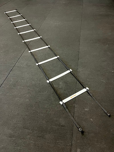 Stroops Stroops Plastic Flat Rung Ladder, White, 15'