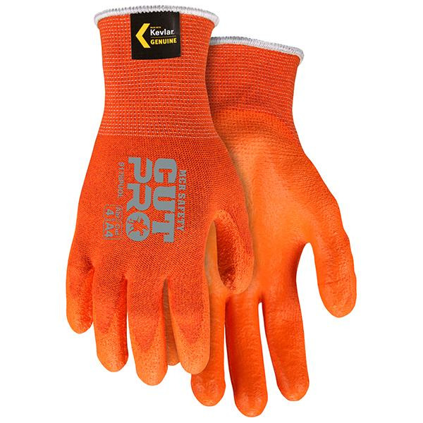 MCR Safety CutPro Kevlar PU Foam Coated Gloves