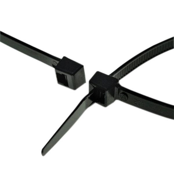 ACT Impact-Resistant Heat Stabilized Cable Ties 7" Black