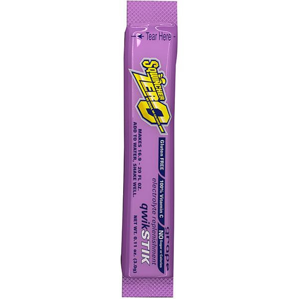 Sqwincher Qwik Stik Zero Single Serve Grape Drink Mix Packs