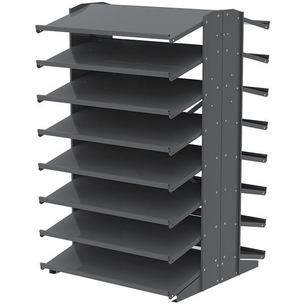 Akro-Mils Double Sided Pick Rack 18" Depth Gray