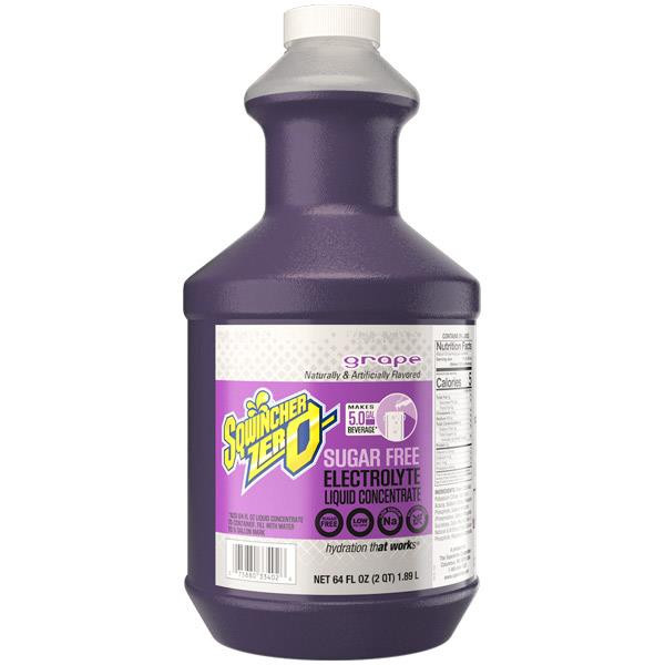 Sqwincher Zero Liquid Concentrate Grape Drink Mix Packs