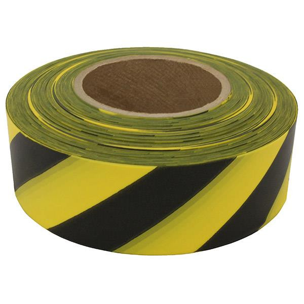 Presco Patterned Roll Flagging Standard Yellow Black