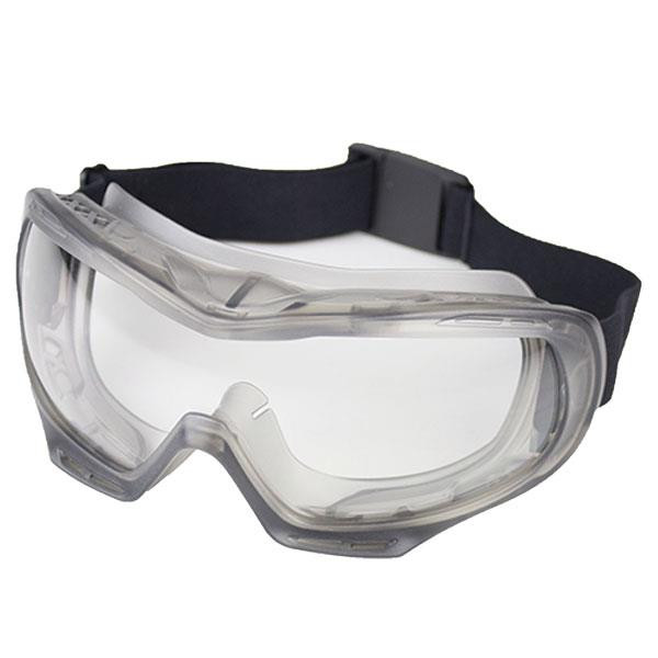 SureWerx Sellstrom GM500 Series Safety Goggles, Gray/Black Body, Clear Lens