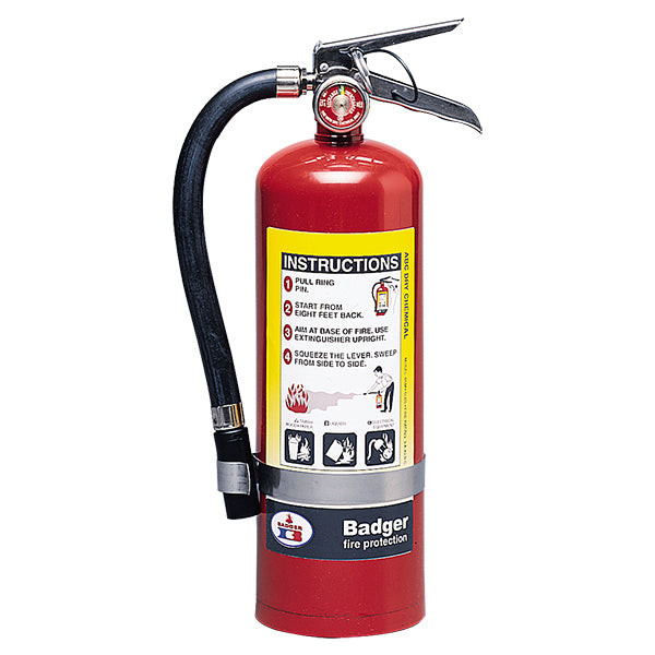 Badger Standard 5 lb ABC Fire Extinguisher with Vehicle Bracket