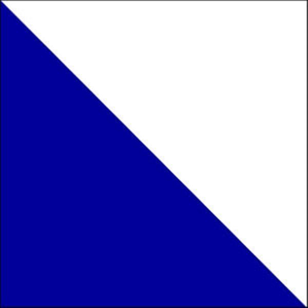 Presco Patterned Roll Flagging Standard White Blue
