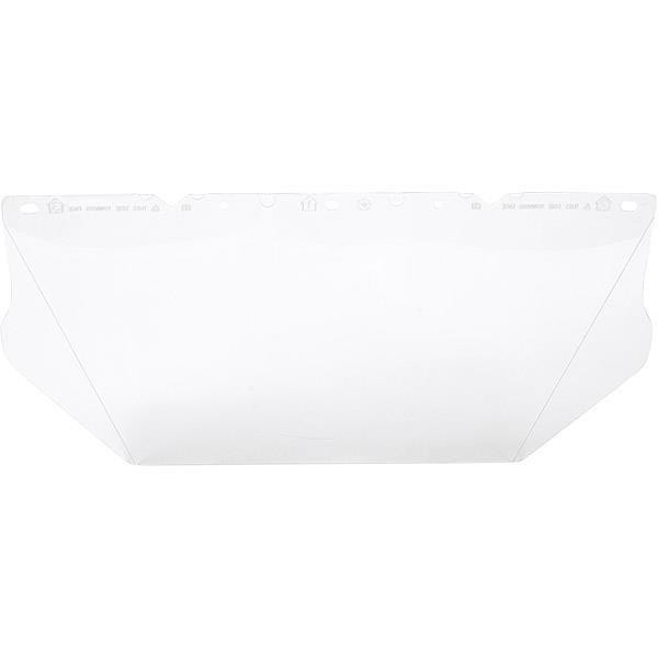 MSA V-Gard Polycarbonate Contoured Visor 8" x 17" x .04" Clear