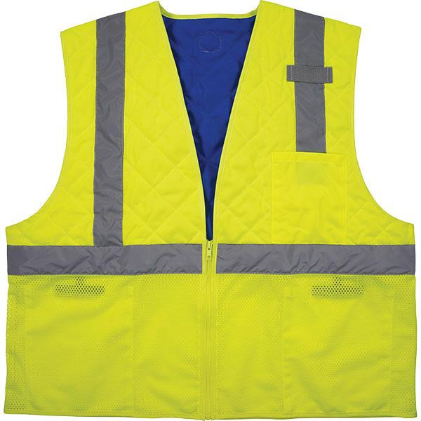 Ergodyne Chill-Its 6668 Cooling Vest Type R Class 2 Medium - Lime