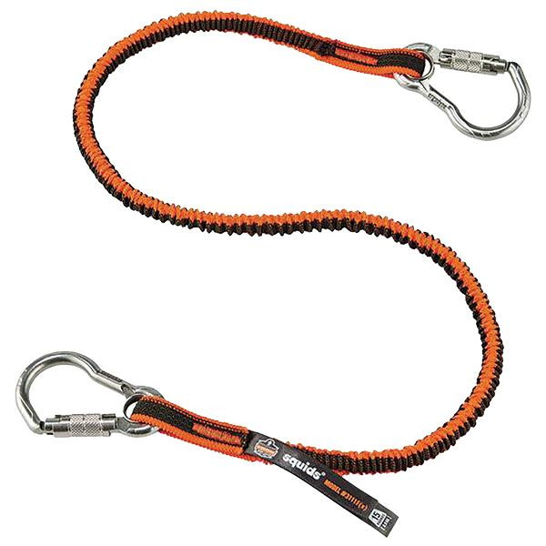 Ergodyne Squids Tool Lanyards with Auto-Locking Stainless-Steel Carabiners