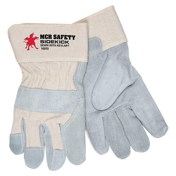 MCR Safety SideKick Single Leather Palm Gloves