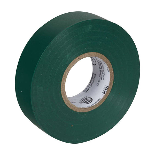 Duck Brand Professional Electrical Tape, .75" x 66' x 7mil, Green