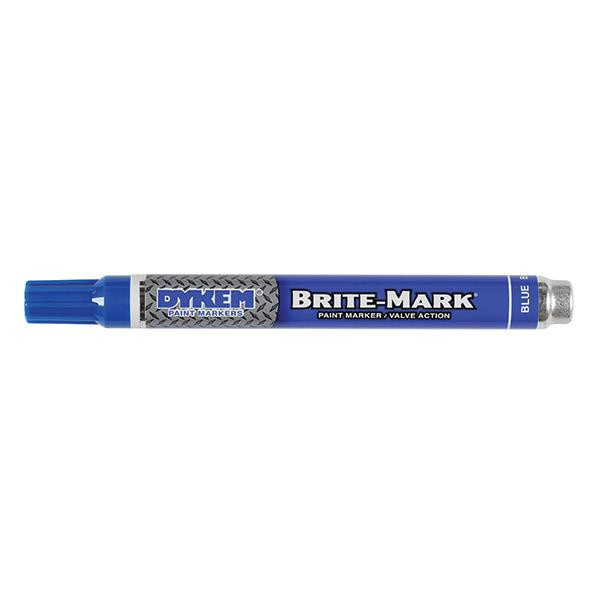 ITW ProBrands Brite-Mark Permanent Paint Markers Medium Tip Blue