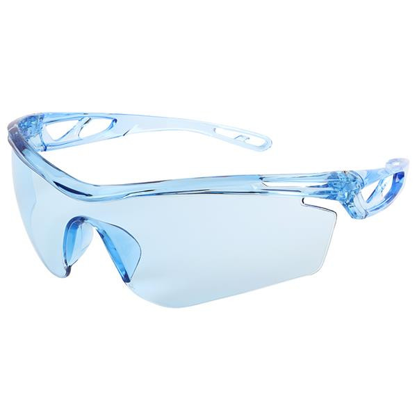 Light Blue Frame & Scratch-Resistant Lens Safety Eyewear