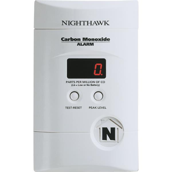 Kidde Direct Plug-In AC DC CO Alarm w Digital Display