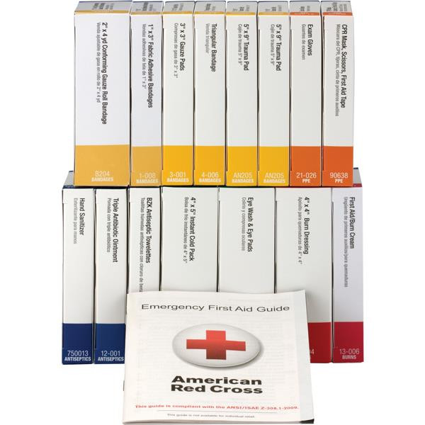 16-Unit ANSI A Unitized First Aid Refill (For 90029AC, 90568AC, 90569AC), 6/Case
