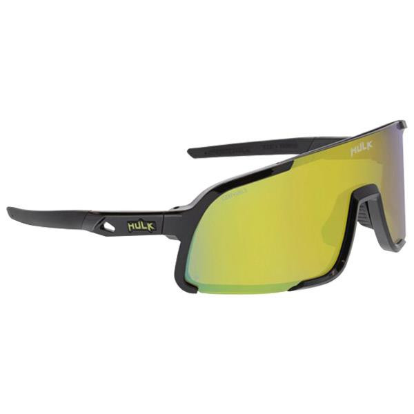 Black Frame Polarized Gold Mirror Lens MAX3 Hard Coating Safety Eyewear