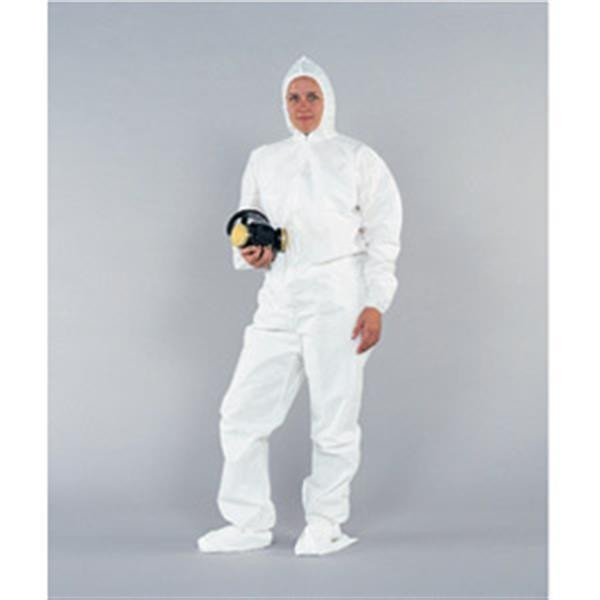 KleenGuard A20 Breathable Particle Protection Coveralls with Hood, Boots, Elastic Back and Wrists