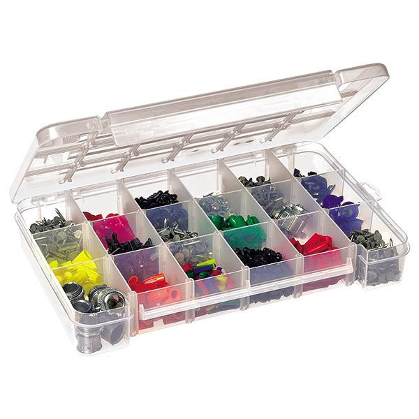 Akro-Mils Plastic Storage Case 18 Compartments - Clear