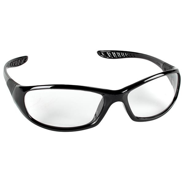 Black Frame Clear Lens Safety Eyewear