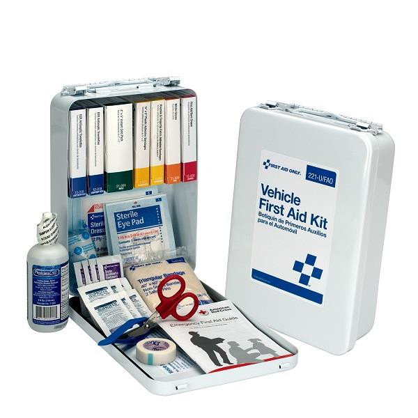 25-Person Vehicle Weatherproof First Aid Kit 221UFAOAC