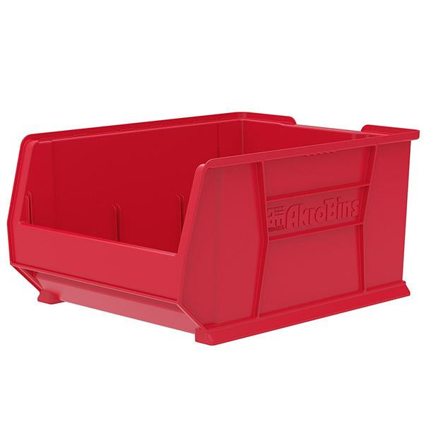 Akro-Mils Super-Size AkroBins Storage Bins Red Akro Mils