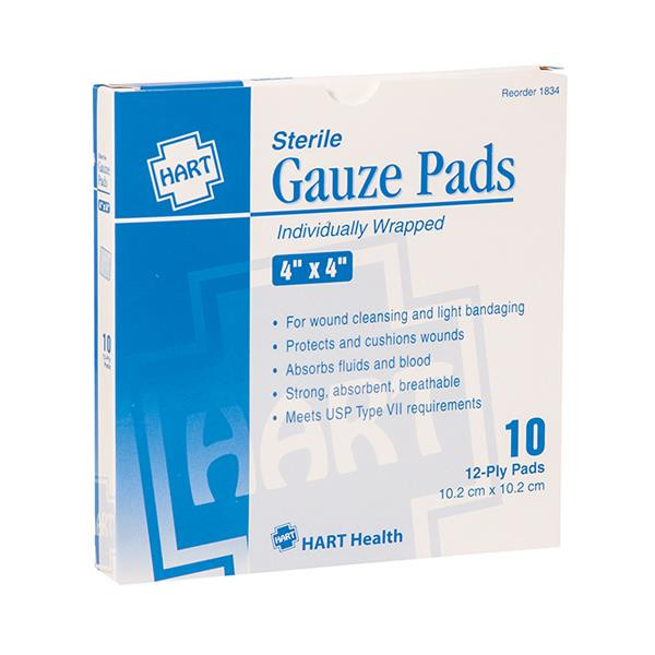Sterile Gauze Pads (Unitized Refill) 4" x 4" First Aid Supplies Sterile Gauze