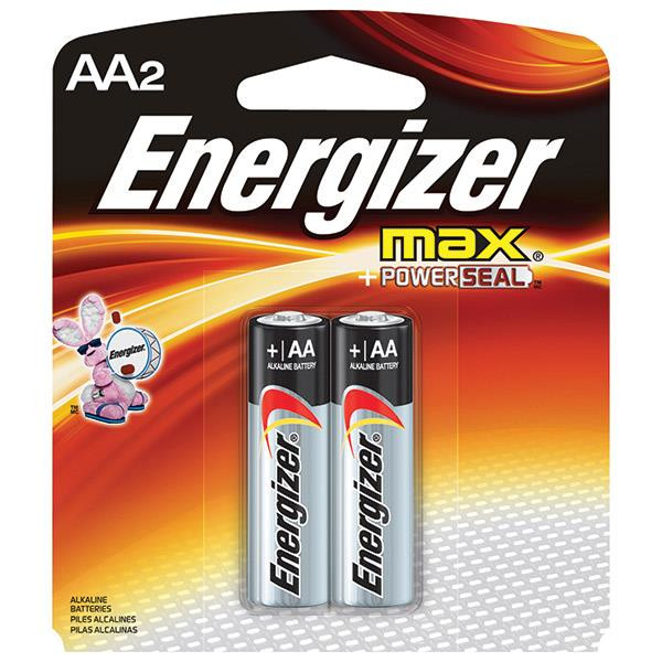Energizer Max Alkaline AA Batteries (2EN)
