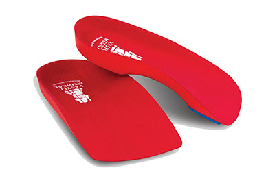 Vasyli Vasyli Red 3/4 Length Orthotic, Medium