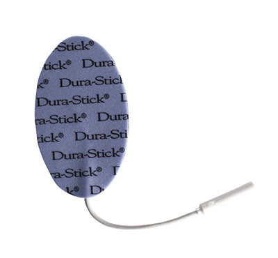Dura-Stick Dura-Stick Plus Electrode, 2" x 4" Oval, 40/case