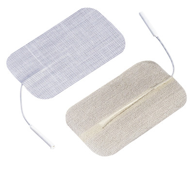Dura-Stick Dura-Stick Premium Electrode, 2 x 3.5" Rectangle, stainless steel mesh, 40/pack
