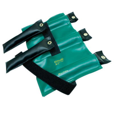 the Cuff Pouch Variable Wrist and Ankle Weight - 25 lb, 5 x 5 lb inserts - Green