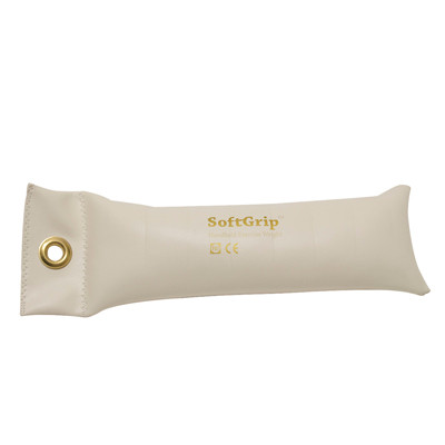 CanDo CanDo SoftGrip Hand Weight - 4 lb - Silver