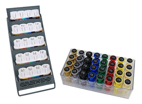 CanDo Digi-Flex Multi Small Clinic Pack, Deluxe (5 bases plus 32 button sets in case w/rack)