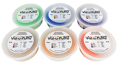 Val-u-Putty Val-u-Putty Exercise Putty - 6 Piece Set - 4 oz