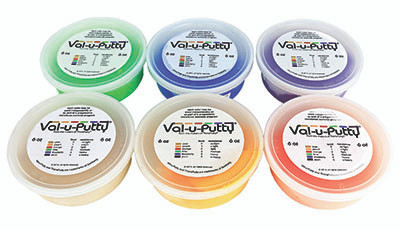 Val-u-Putty Val-u-Putty Exercise Putty - 6 Piece Set - 6 oz