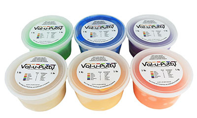 Val-u-Putty Val-u-Putty Exercise Putty - 6 Piece Set - 1 lb