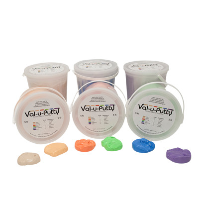 Val-u-Putty Val-u-Putty Exercise Putty - 6 Piece Set - 5 lb