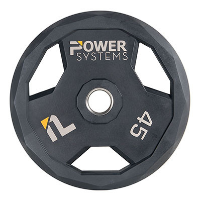 Power Systems Power Systems Urethane Plate, Black, 45 lb
