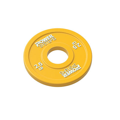 Power Systems Training Plate, Yellow, 2.5 lb