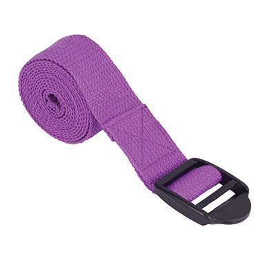 Power Systems Yoga Strap, Purple, 6 ft