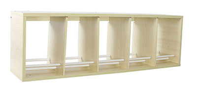 CanDo CanDo exercise band rack, plastic, 5 rolls